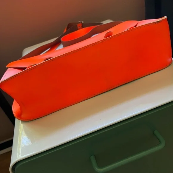 Neon Leather Satchel - Picture 4 of 11